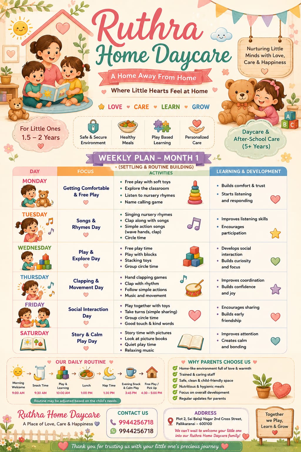 Ruthra Day Care Program